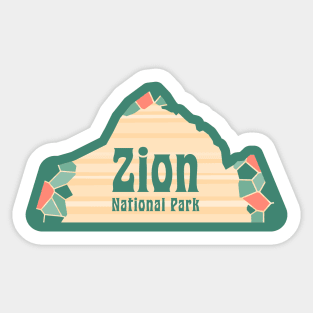 Zion National Park Sticker